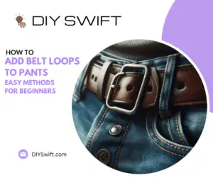 how to add belt loops to pants